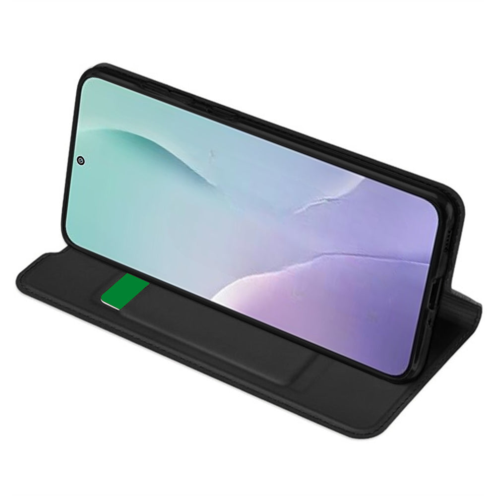 Maska za Samsung Galaxy M56 M566, Techsuit, Magskin Book, Crna