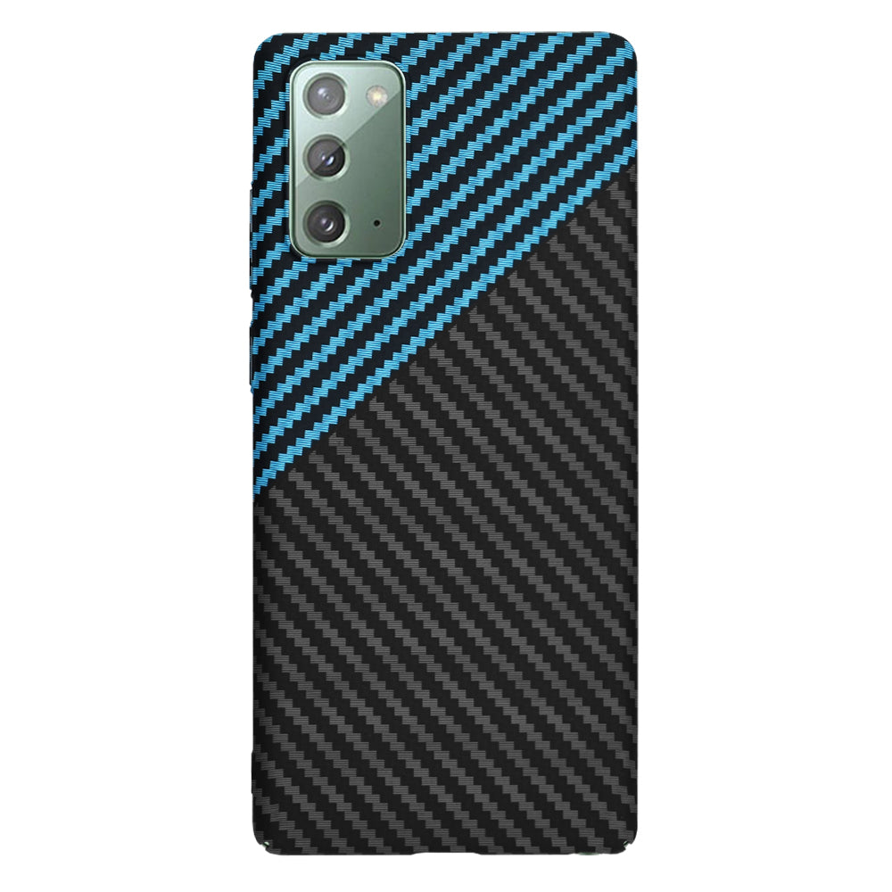 Maska za Samsung Galaxy Note 20 5G N981 / Note 20 N980, Techsuit, Carbonite FiberShell, Crno Plava