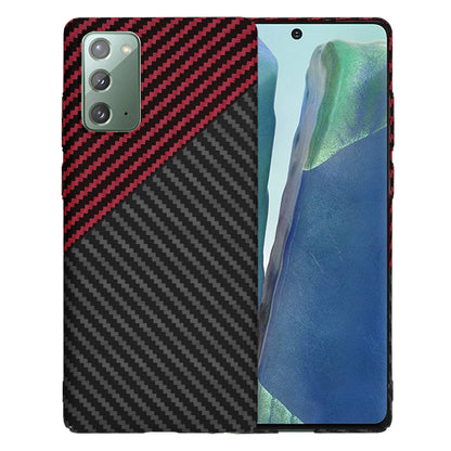 Maska za Samsung Galaxy Note 20 5G N981 / Note 20 N980, Techsuit, Carbonite FiberShell, Crno Crvena