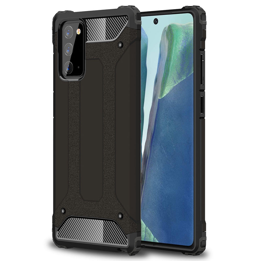 Maska za Samsung Galaxy Note 20 5G N981 / Note 20 N980, Techsuit, Hybrid Armor, Crna