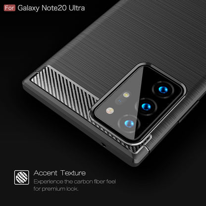 Maska za Samsung Galaxy Note 20 Ultra 5G N986 / Note 20 Ultra N985, Techsuit, Karbon, Crna