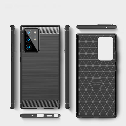 Maska za Samsung Galaxy Note 20 Ultra 5G N986 / Note 20 Ultra N985, Techsuit, Karbon, Crna