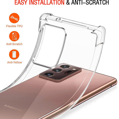Maska za Samsung Galaxy Note 20 Ultra 5G N986 / Note 20 Ultra N985, Techsuit, Shockproof Clear, Prozirna