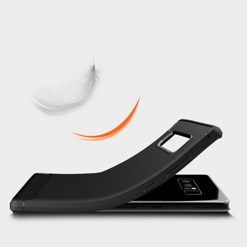 Maska za Samsung Galaxy Note 8 N950, Techsuit, Karbon, Crna