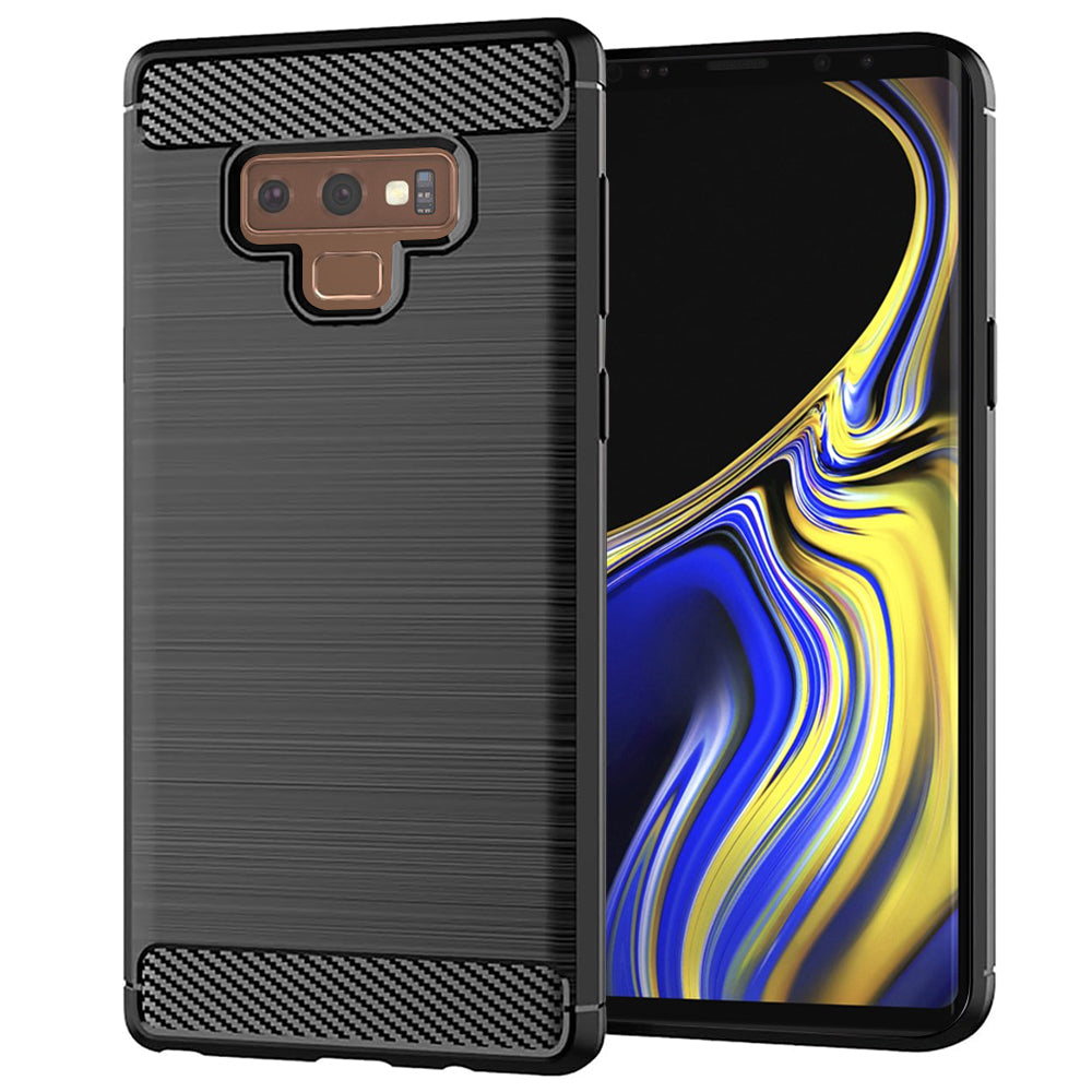 Maska za Samsung Galaxy Note 9 N960, Techsuit, Karbon, Crna