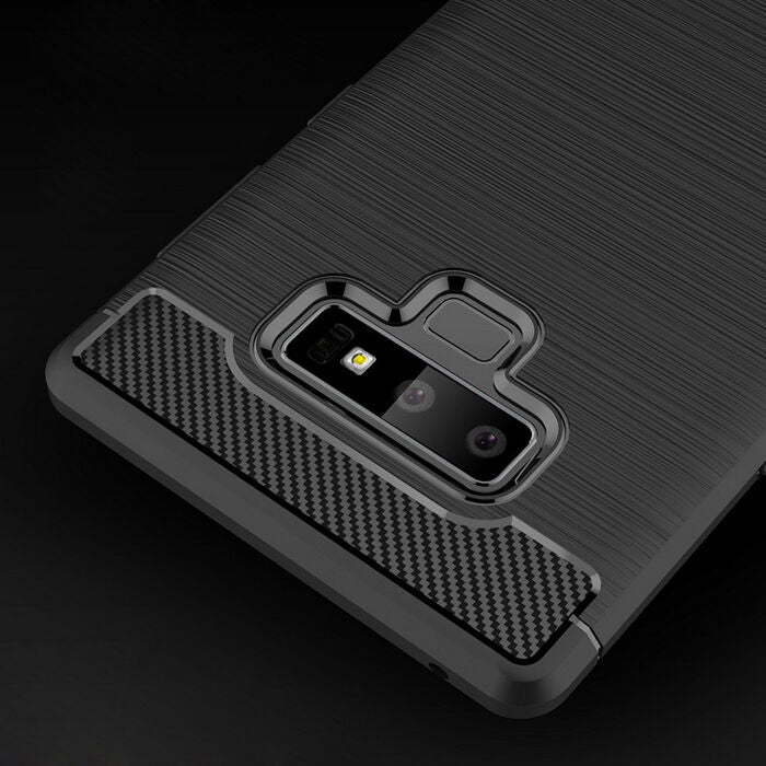 Maska za Samsung Galaxy Note 9 N960, Techsuit, Karbon, Crna