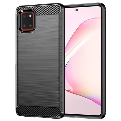 Maska za Samsung Galaxy Note10 Lite N770, Techsuit, Karbon, Crna