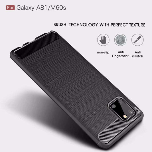 Maska za Samsung Galaxy Note10 Lite N770, Techsuit, Karbon, Crna