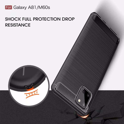 Maska za Samsung Galaxy Note10 Lite N770, Techsuit, Karbon, Crna