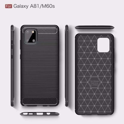 Maska za Samsung Galaxy Note10 Lite N770, Techsuit, Karbon, Crna