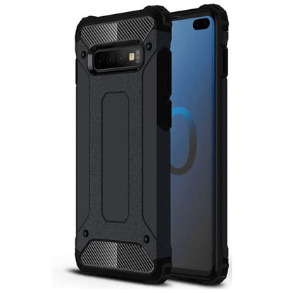 Maska za Samsung Galaxy S10 G973, Techsuit, Hybrid Armor, Crna