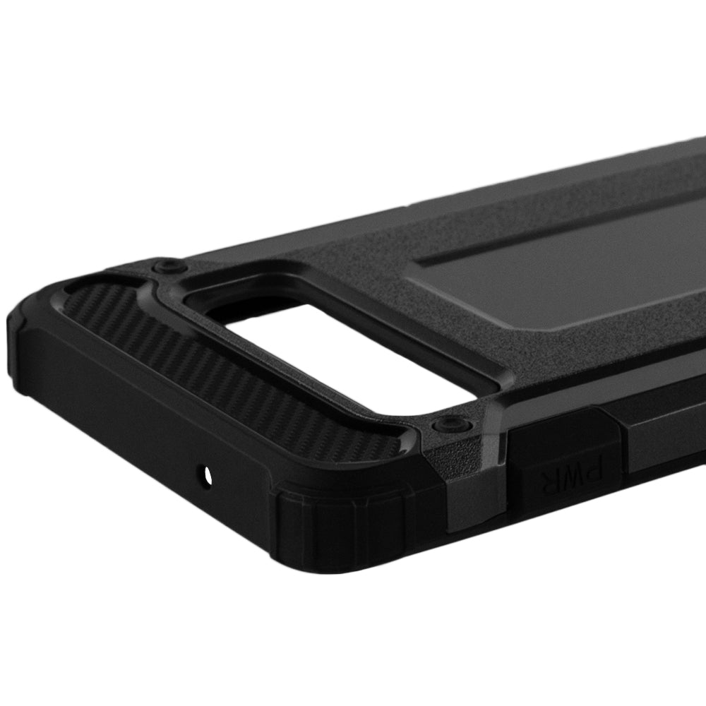 Maska za Samsung Galaxy S10 G973, Techsuit, Hybrid Armor, Crna