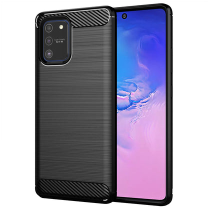 Maska za Samsung Galaxy S10 Lite G770, Techsuit, Karbon, Crna