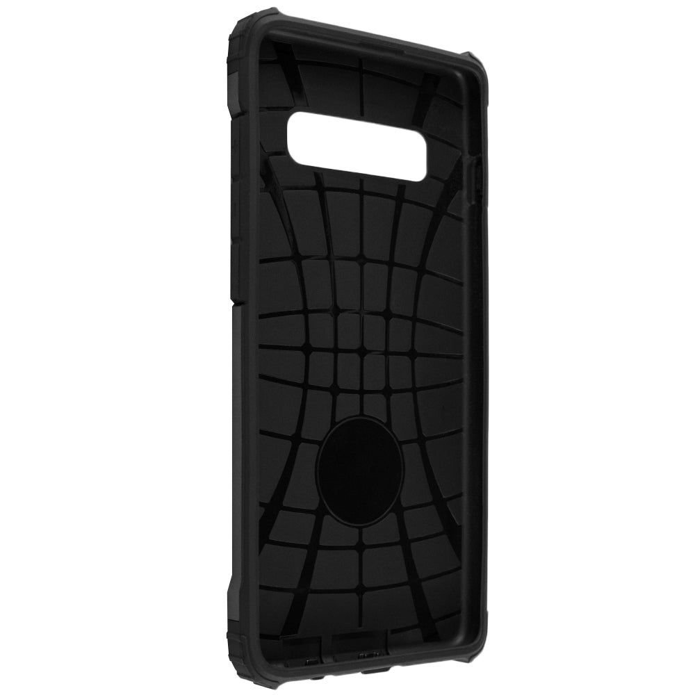 Maska za Samsung Galaxy S10+ G975, Techsuit, Hybrid Armor, Crna