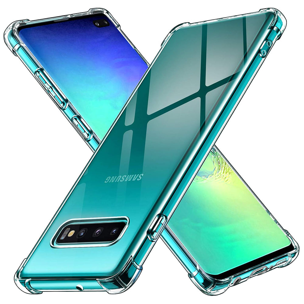 Maska za Samsung Galaxy S10+ G975, Techsuit, Shockproof Clear, Prozirna