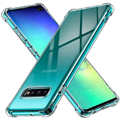 Maska za Samsung Galaxy S10+ G975, Techsuit, Shockproof Clear, Prozirna