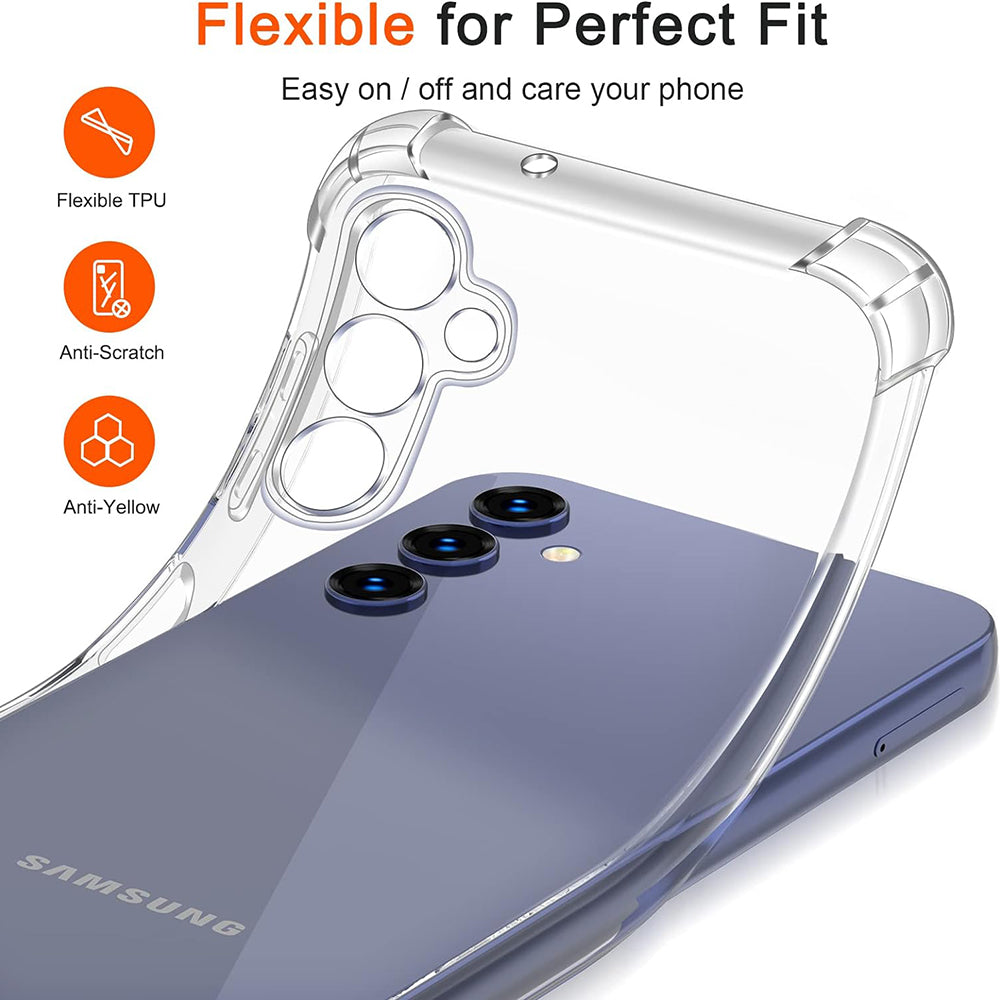 Maska za Samsung Galaxy S10+ G975, Techsuit, Shockproof Clear, Prozirna