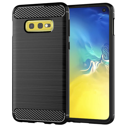 Maska za Samsung Galaxy S10e G970, Techsuit, Karbon, Crna