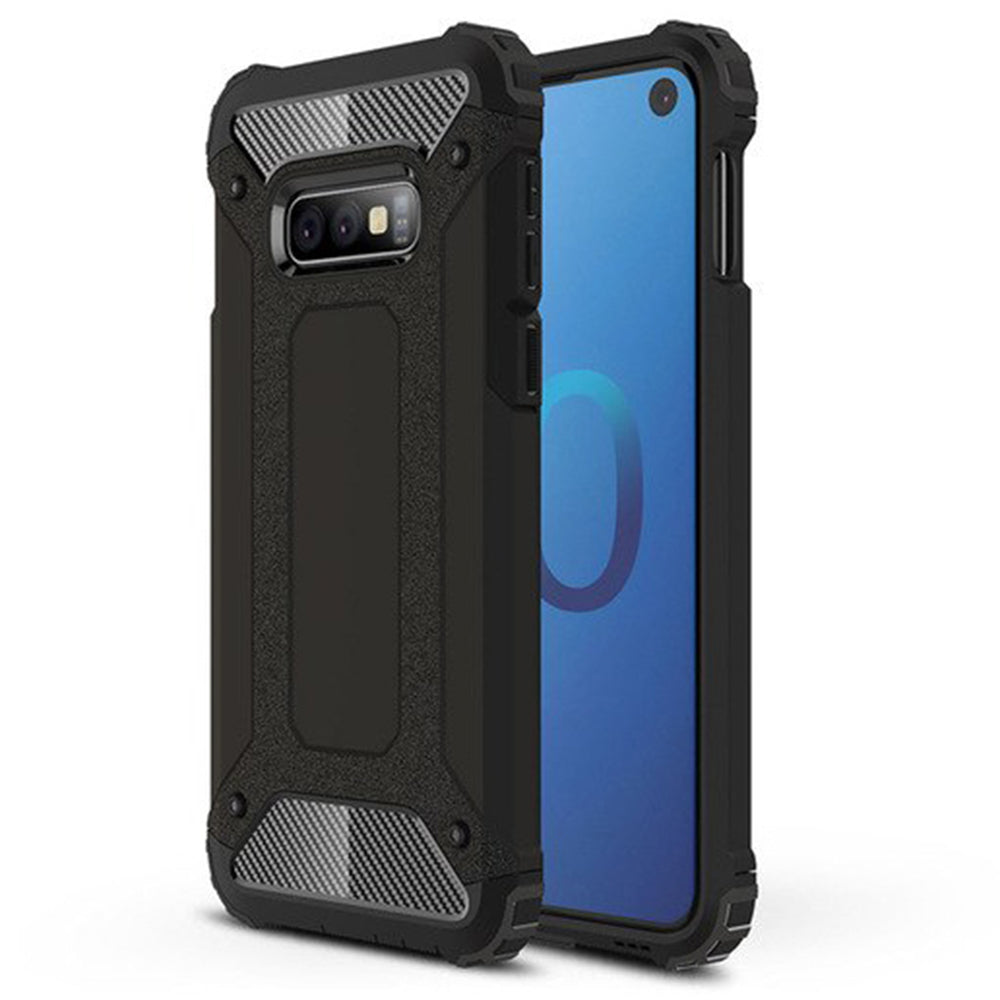 Maska za Samsung Galaxy S10e G970, Techsuit, Hybrid Armor, Crna