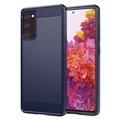 Maska za Samsung Galaxy S20 FE 2022 G781 / S20 FE 5G G781 / S20 FE G780, Techsuit, Karbon, Plava