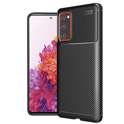 Maska za Samsung Galaxy S20 FE 2022 G781 / S20 FE 5G G781 / S20 FE G780, Techsuit, CarbonFiber, Crna