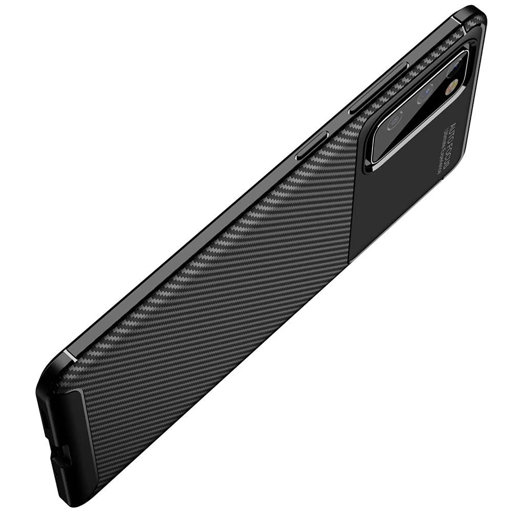 Maska za Samsung Galaxy S20 FE 2022 G781 / S20 FE 5G G781 / S20 FE G780, Techsuit, CarbonFiber, Crna