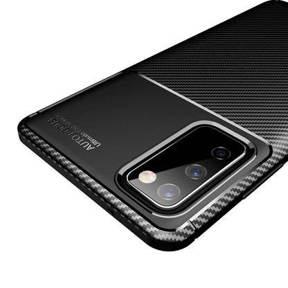 Maska za Samsung Galaxy S20 FE 2022 G781 / S20 FE 5G G781 / S20 FE G780, Techsuit, CarbonFiber, Crna