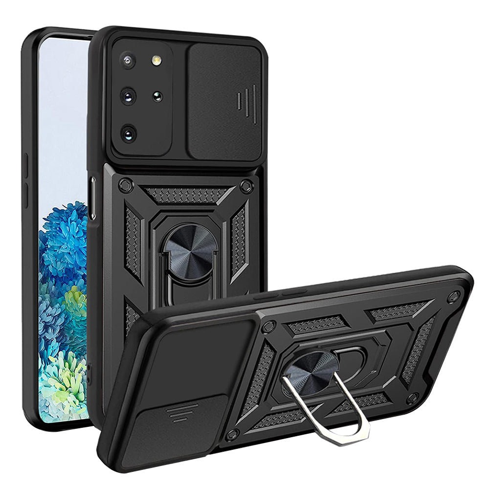 Maska za Samsung Galaxy S20+ 5G G986 / S20+ G985, Techsuit, CamShield, Crna