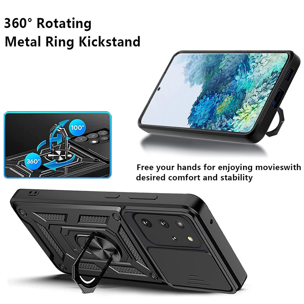 Maska za Samsung Galaxy S20+ 5G G986 / S20+ G985, Techsuit, CamShield, Crna