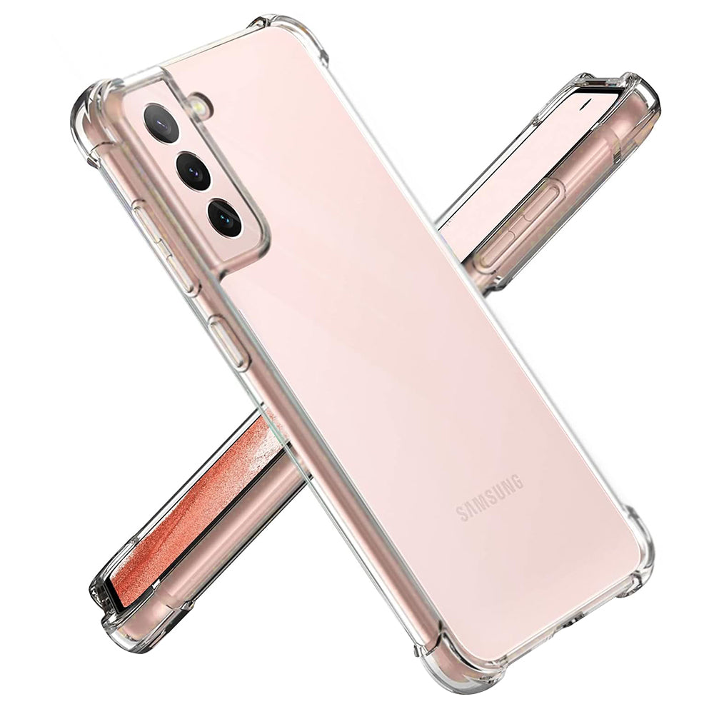 Maska za Samsung Galaxy S21 5G G991, Techsuit, Otporna na udarce, Prozirna