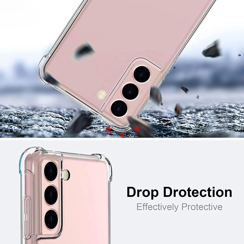Maska za Samsung Galaxy S21 5G G991, Techsuit, Otporna na udarce, Prozirna