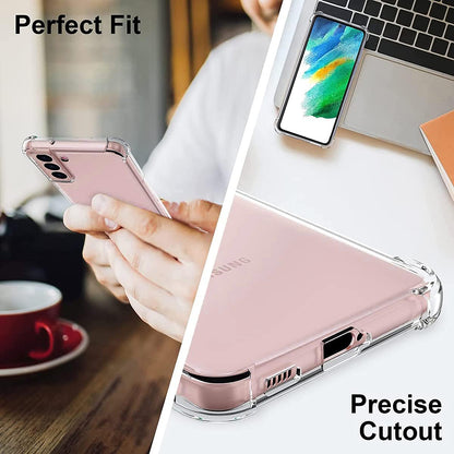 Maska za Samsung Galaxy S21 5G G991, Techsuit, Otporna na udarce, Prozirna
