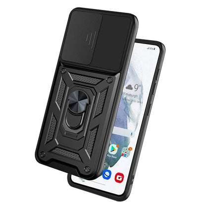 Maska za Samsung Galaxy S21 FE 5G G990, Techsuit, CamShield, Crna