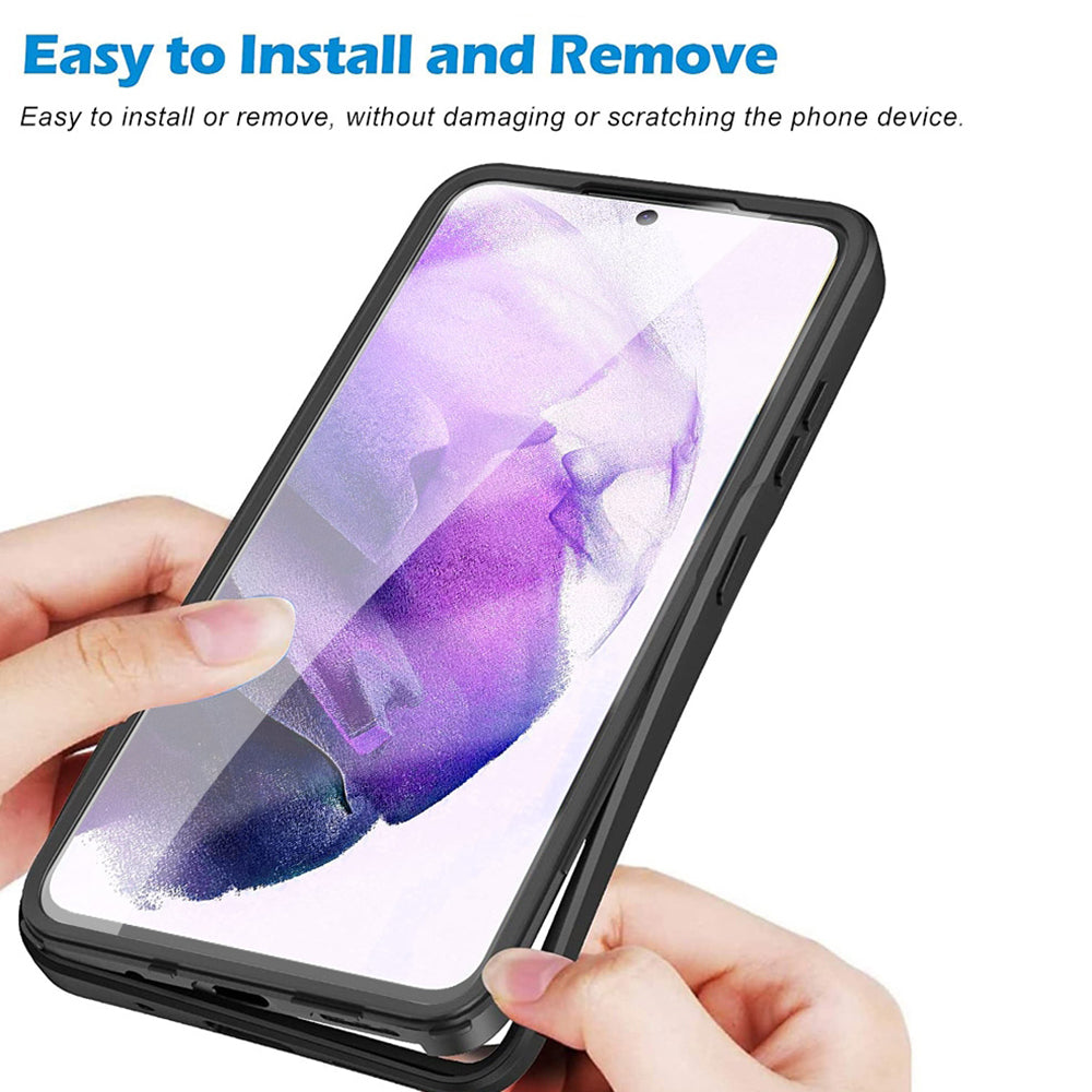 Maska za Samsung Galaxy S21 FE 5G G990, Techsuit, ColorVerse 360, Crna