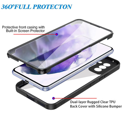 Maska za Samsung Galaxy S21 FE 5G G990, Techsuit, ColorVerse 360, Crna