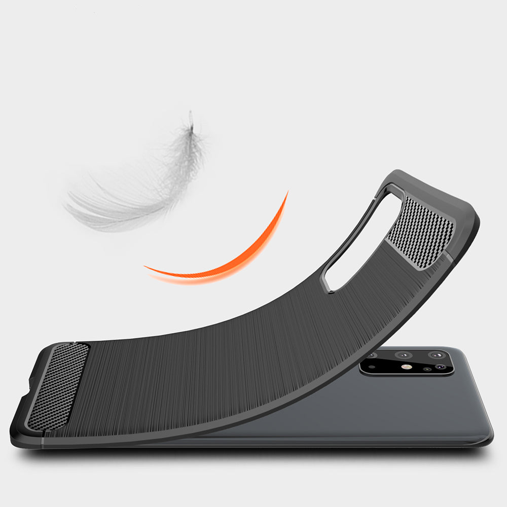 Maska za Samsung Galaxy S21 Ultra 5G G998, Techsuit, Karbon, Crna
