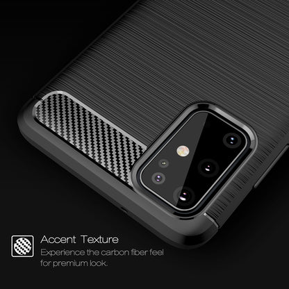 Maska za Samsung Galaxy S21 Ultra 5G G998, Techsuit, Karbon, Crna