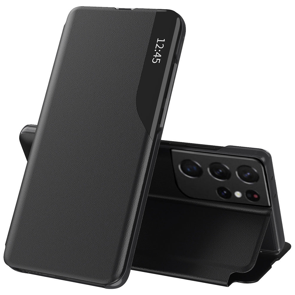 Maska za Samsung Galaxy S21 Ultra 5G G998, Techsuit, eFold, Crna