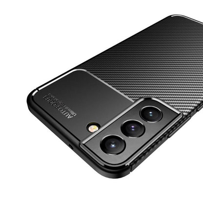 Maska za Samsung Galaxy S22 5G S901, Techsuit, CarbonFiber, Crna