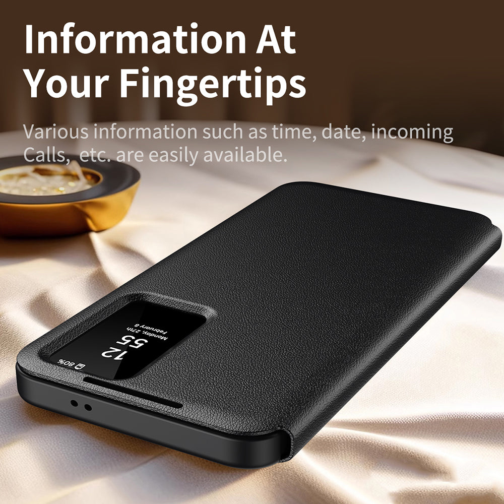 Futrola za Samsung Galaxy S22 5G S901, Techsuit, SmartView, Crna
