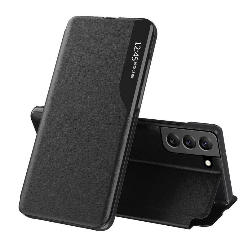 Maska za Samsung Galaxy S22+ 5G S906, Techsuit, eFold, Crna