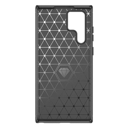 Maska za Samsung Galaxy S22 Ultra 5G S908, Techsuit, Karbon, Crna