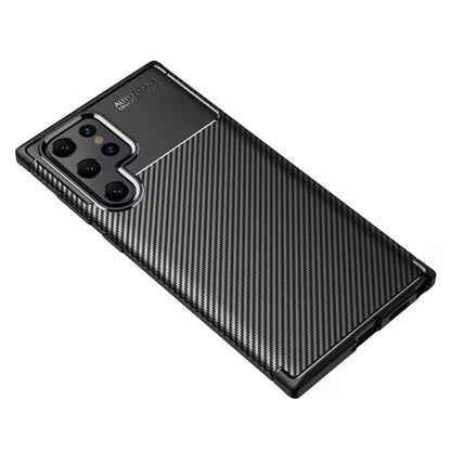 Maska za Samsung Galaxy S22 Ultra 5G S908, Techsuit, CarbonFiber, Crna
