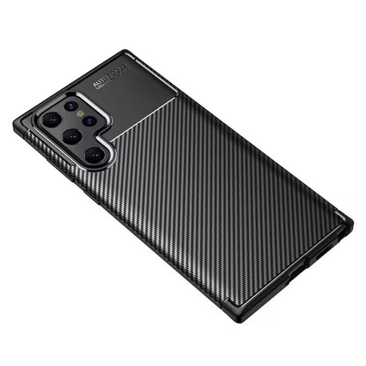 Maska za Samsung Galaxy S22 Ultra 5G S908, Techsuit, CarbonFiber, Crna