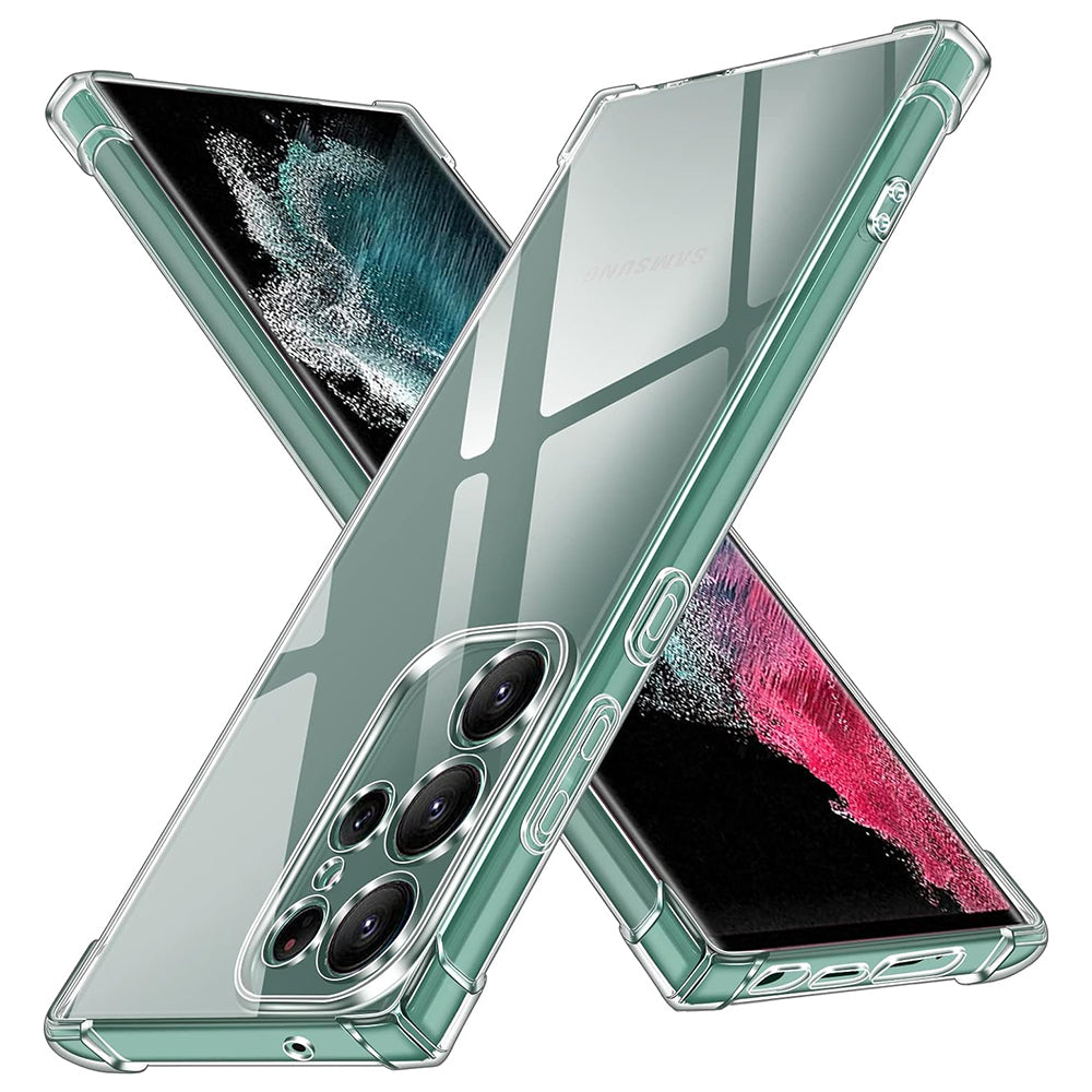 Maska za Samsung Galaxy S22 Ultra 5G S908, Techsuit, Otporna na udarce, Prozirna