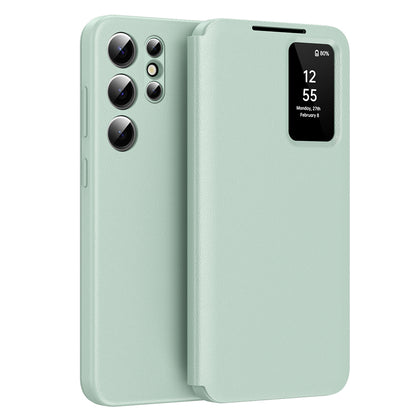 Futrola za Samsung Galaxy S22 Ultra 5G S908, Techsuit, SmartView, Zelena