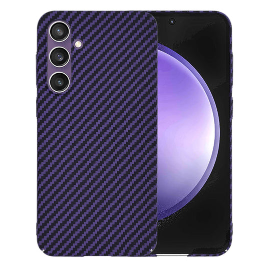 Maska za Samsung Galaxy S23 FE S711, Techsuit, Carbonite FiberShell, Ljubičasta