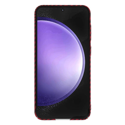 Maska za Samsung Galaxy S23 FE S711, Techsuit, Carbonite FiberShell, Crvena