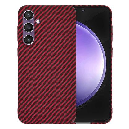 Maska za Samsung Galaxy S23 FE S711, Techsuit, Carbonite FiberShell, Crvena
