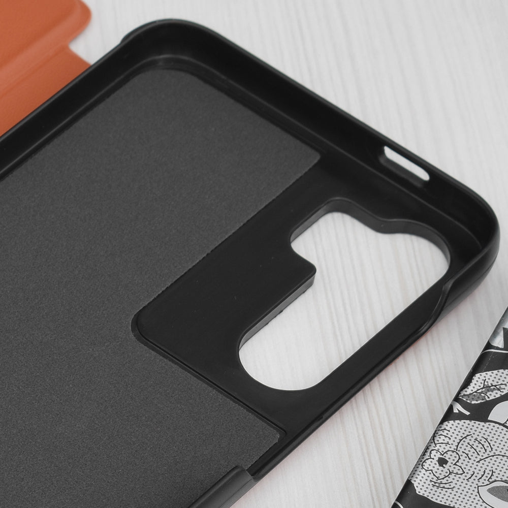 Futrola za Samsung Galaxy S23 FE S711, Techsuit, eFold, Narančasta